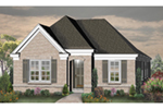 European House Plan Front of House 087D-1686