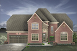 Traditional House Plan Front of House 087D-1689
