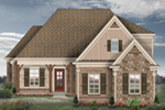 Ranch House Plan Front of House 087D-1694