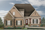Traditional House Plan Front of House 087D-1698