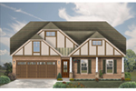 Tudor House Plan Front of House 087D-1754