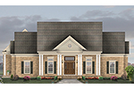 European House Plan Front of Home - 087D-1771 - Shop House Plans and More