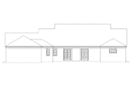Plantation House Plan Rear Elevation - 087D-1777 - Shop House Plans and More