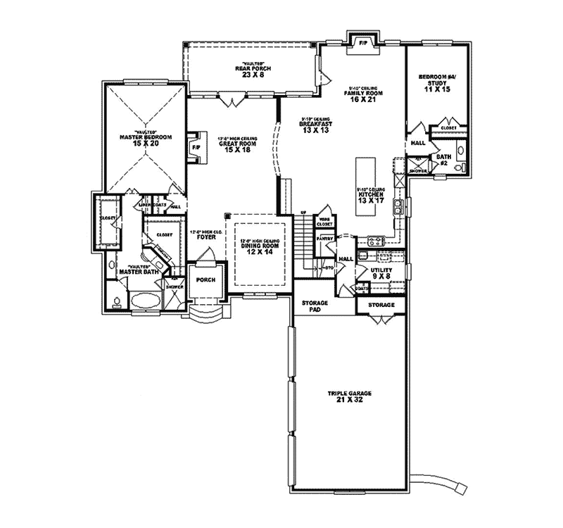 Benning Manor European Home Plan 087S-0019 - Search House Plans and More