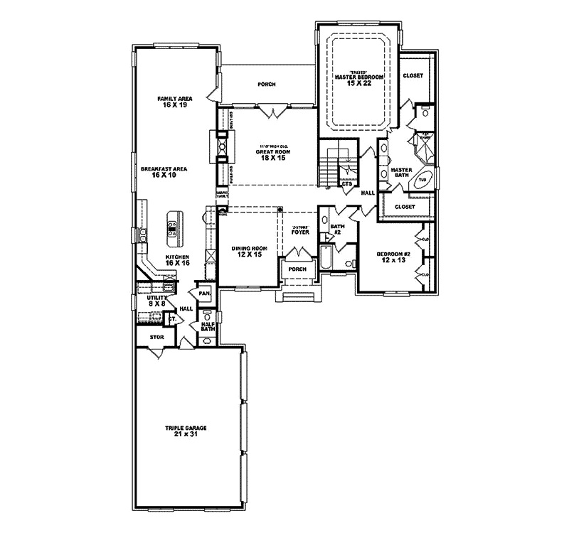 Salamanca Manor Luxury Home Plan 087S-0020 - Shop House Plans and More