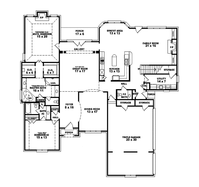 Malika Luxury Home Plan 087S-0076 - Shop House Plans and More