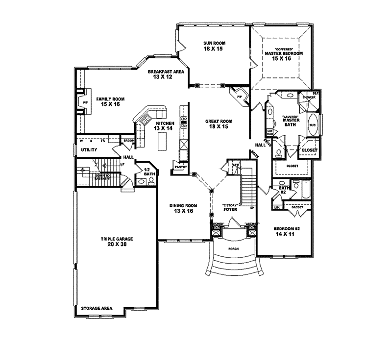 Gebhardt Luxury Home Plan 087S-0080 - Search House Plans and More