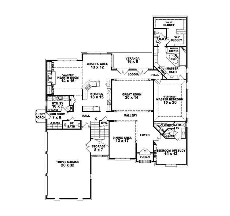 Konigsberg European Home Plan 087S-0096 - Search House Plans and More