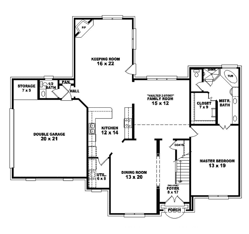 Brunnetti Traditional Home Plan 087S-0172 - Search House Plans and More