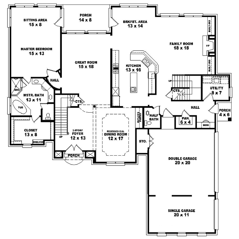 Donovan Place Luxury Home Plan 087S0256 House Plans and