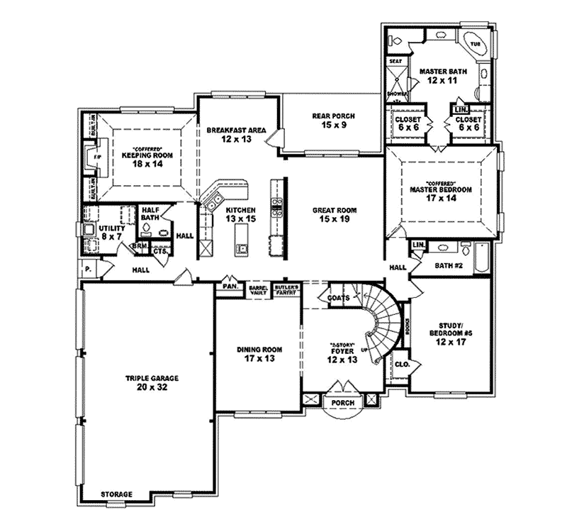 Wisenburg Luxury Home Plan 087S-0270 - Shop House Plans and More