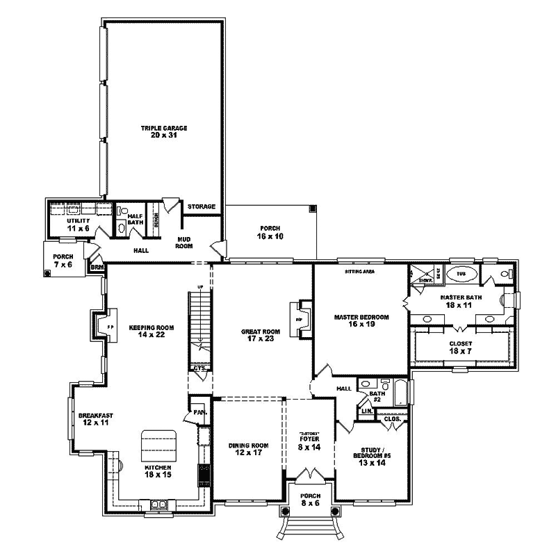 Arden Creek Luxury Home Plan 087S-0281 - Search House Plans and More