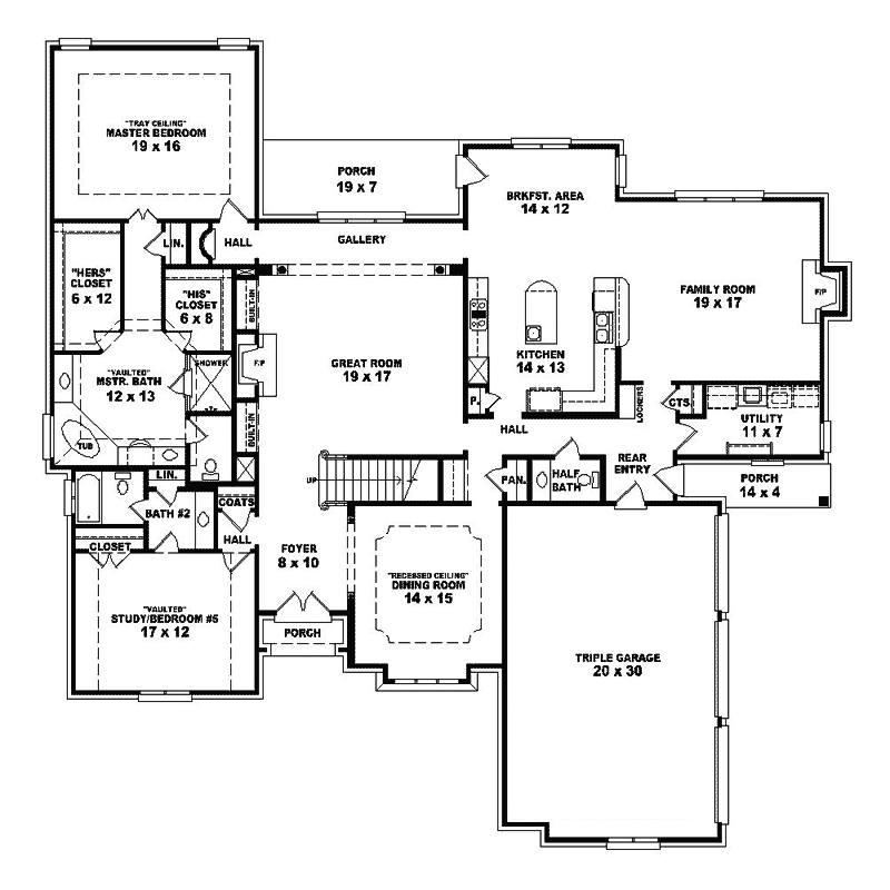 Hampden Luxury Home Plan 087S-0283 - Search House Plans and More