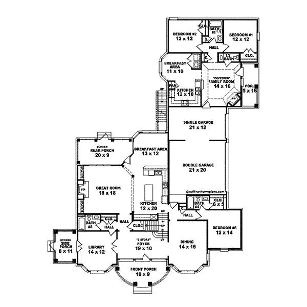 Eagen Luxury European Home Plan 087S-0298 | House Plans and More