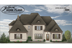 Traditional House Plan Front of House 087S-0318