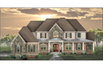 European House Plan Front of House 087S-0319