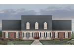 Colonial House Plan Front of House 087S-0358