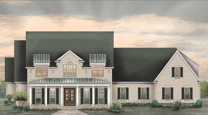 Plantation House Plan Front of Home - 087S-0370 | House Plans and More