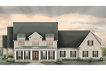 Plantation House Plan Front of Home - 087S-0370 | House Plans and More