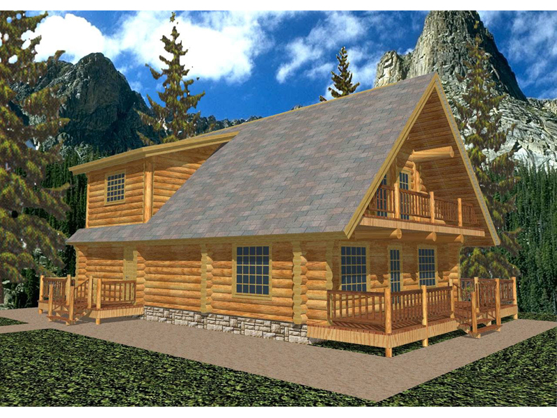 Gasconade A Frame Log Home Plan 088d 0006 House Plans And More