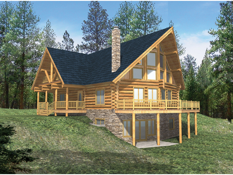 Rider Trail Rustic Home Plan 088D-0013 - Shop House Plans and More