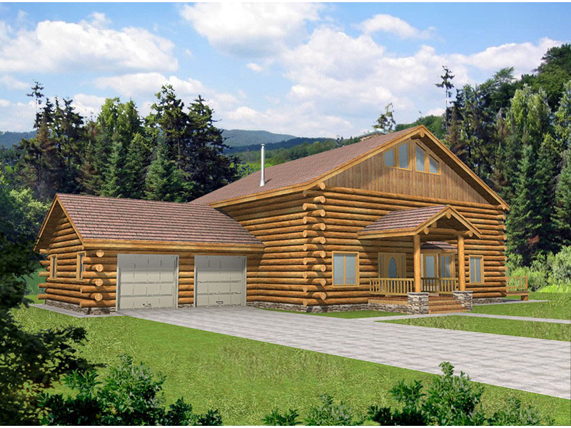 Riverway Rustic Log Home Plan 088d 0042 House Plans And More