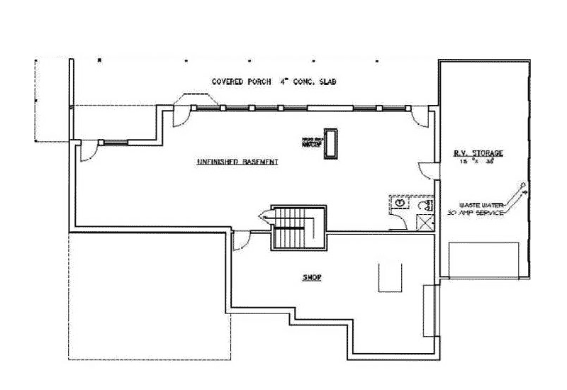 Frontage Rustic Home Plan 088D-0078 - Search House Plans and More