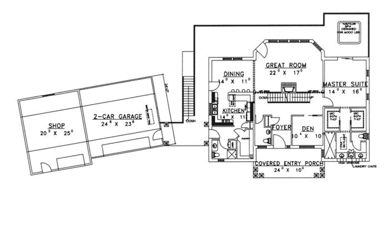 Pershing Place Rustic Home Plan 088D-0117 - Shop House Plans and More