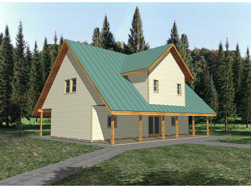 Carroll Cove Saltbox Cabin Home Plan 088d 0131 House Plans And More