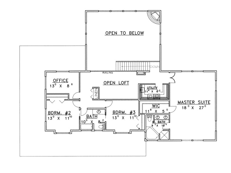 Dalton Point Contemporary Home Plan 088D-0232 - Search House Plans and More