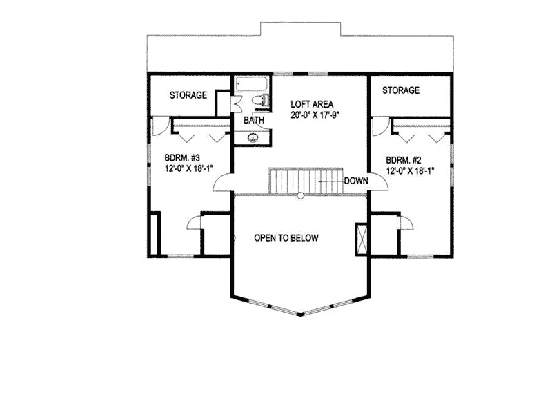 Purcell Lake Rustic Home Plan 088D-0259 - Shop House Plans and More