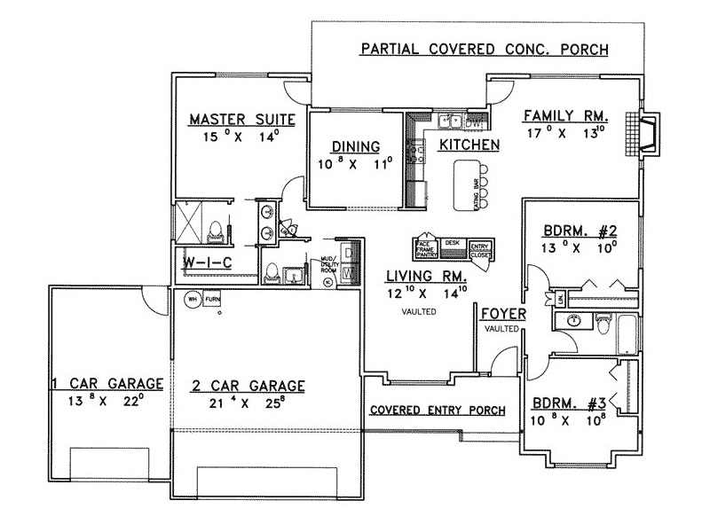 Lawson Ranch Home Plan 088D-0261 - Shop House Plans and More