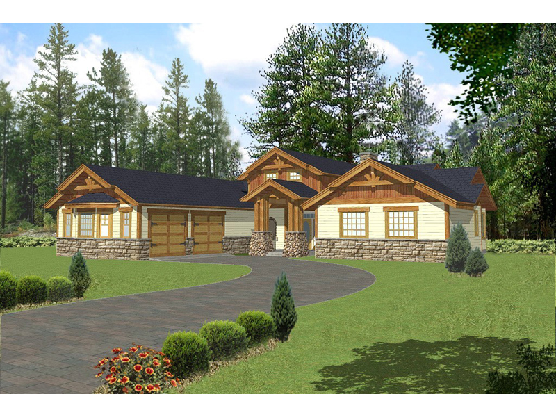 Montezuma Craftsman Rustic Home Plan 088D-0262 - Shop House Plans and More