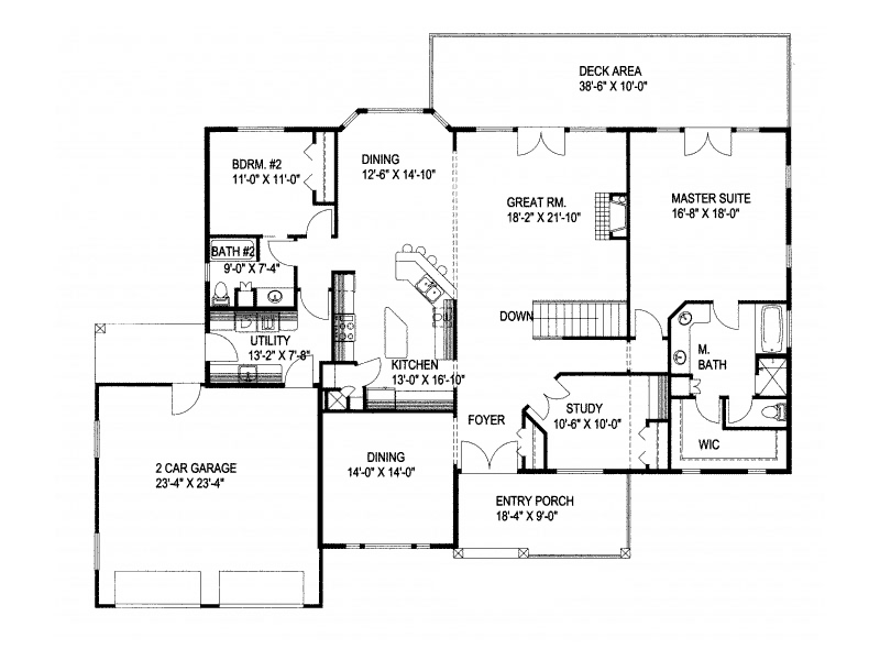 Cheyenne Point A-Frame Home Plan 088D-0279 - Search House Plans and More