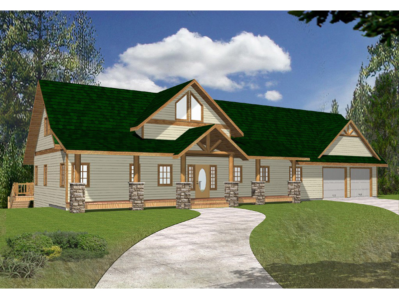 Buffalo Creek Rustic Home Plan 088D-0282 - Search House Plans and More