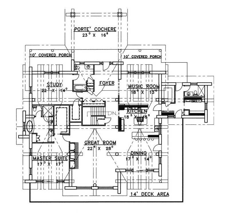 Keystone Ridge Luxury Log Home Plan 088D-0327 | House Plans and More