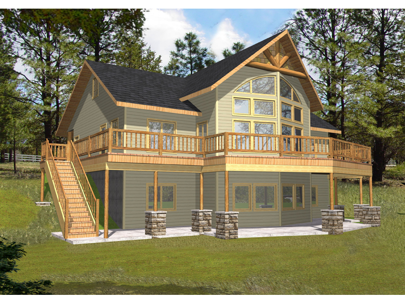 Dexter Cabin Mountain Home Plan 088d 0345 House Plans And More