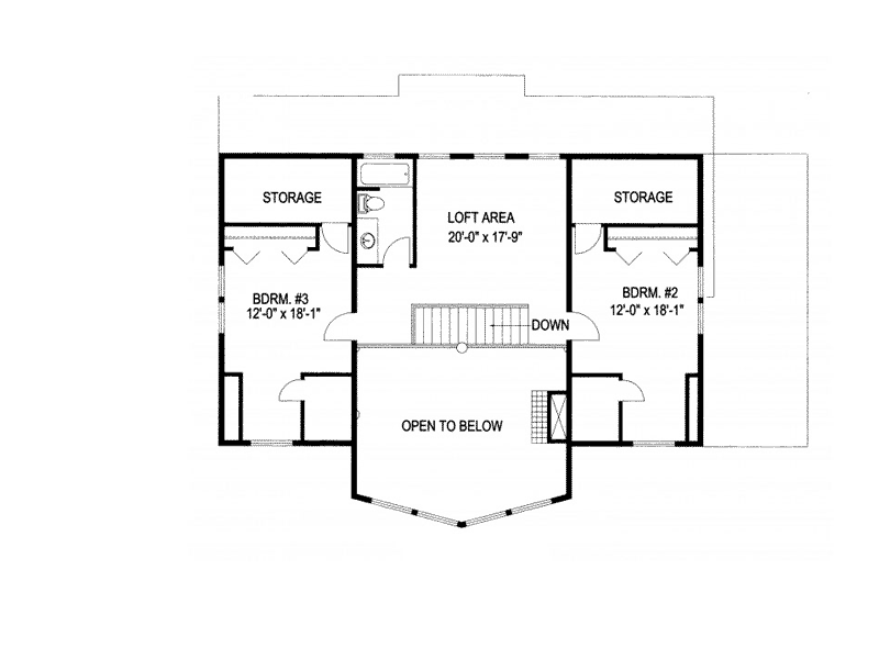 Salida Peak Mountain Home Plan 088D-0353 - Shop House Plans and More