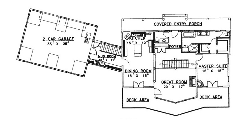 Stansbury Lake Waterfront Home Plan 088D-0395 - Shop House Plans and More