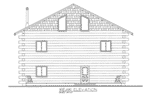 Rear Elevation - 088D-0400 - Shop House Plans and More