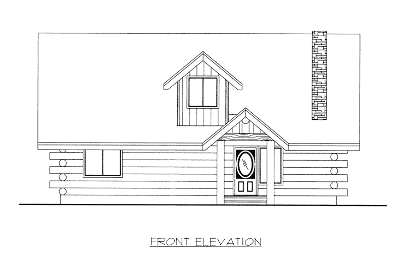 Front Elevation -  088D-0401 | House Plans and More
