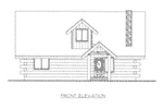Front Elevation - 088D-0401 - Shop House Plans and More