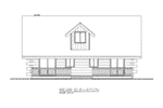 Rear Elevation - 088D-0401 - Shop House Plans and More