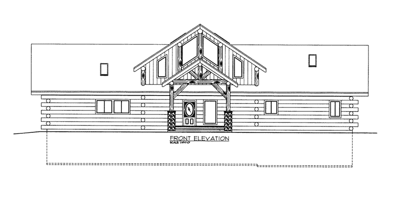 Front Elevation -  088D-0402 | House Plans and More