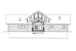Front Elevation - 088D-0402 - Shop House Plans and More
