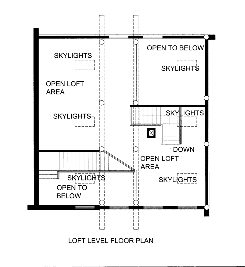 Loft - 088D-0403 - Shop House Plans and More