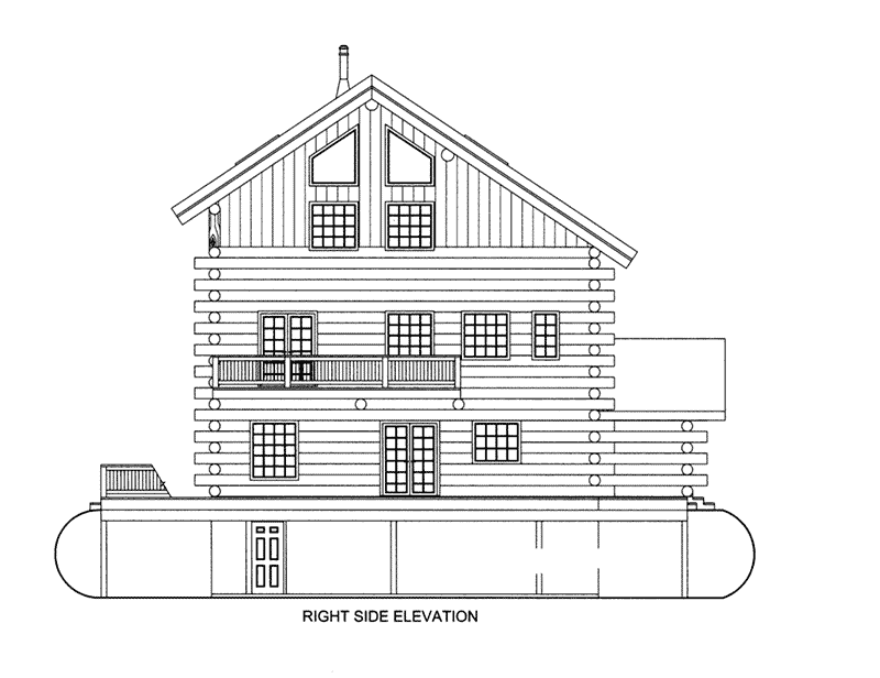 Right Elevation -  088D-0403 | House Plans and More