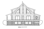 Log Cabin House Plan Front Elevation - 088D-0405 - Shop House Plans and More