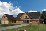 Traditional House Plan Front of House 088D-0407