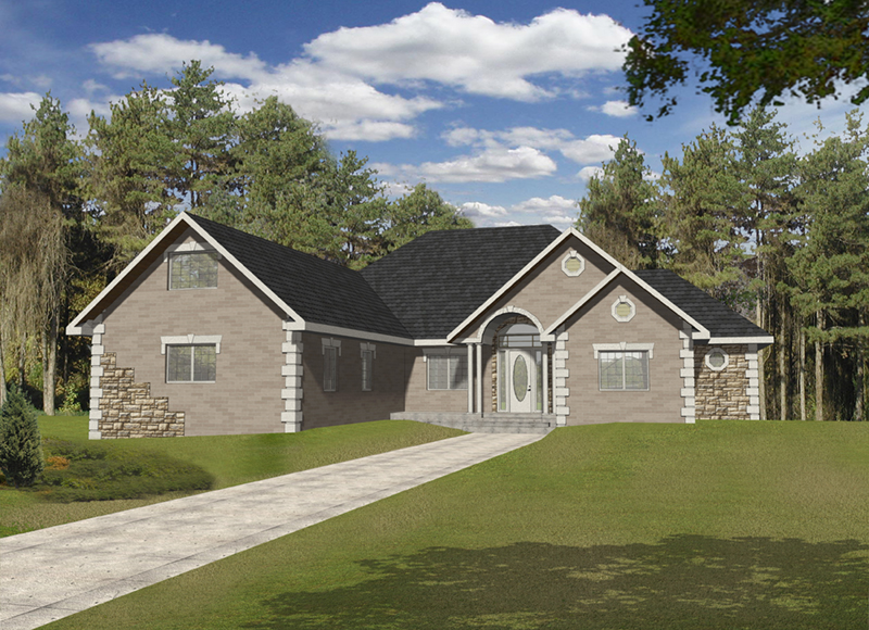 Front of Home -  088D-0413 | House Plans and More